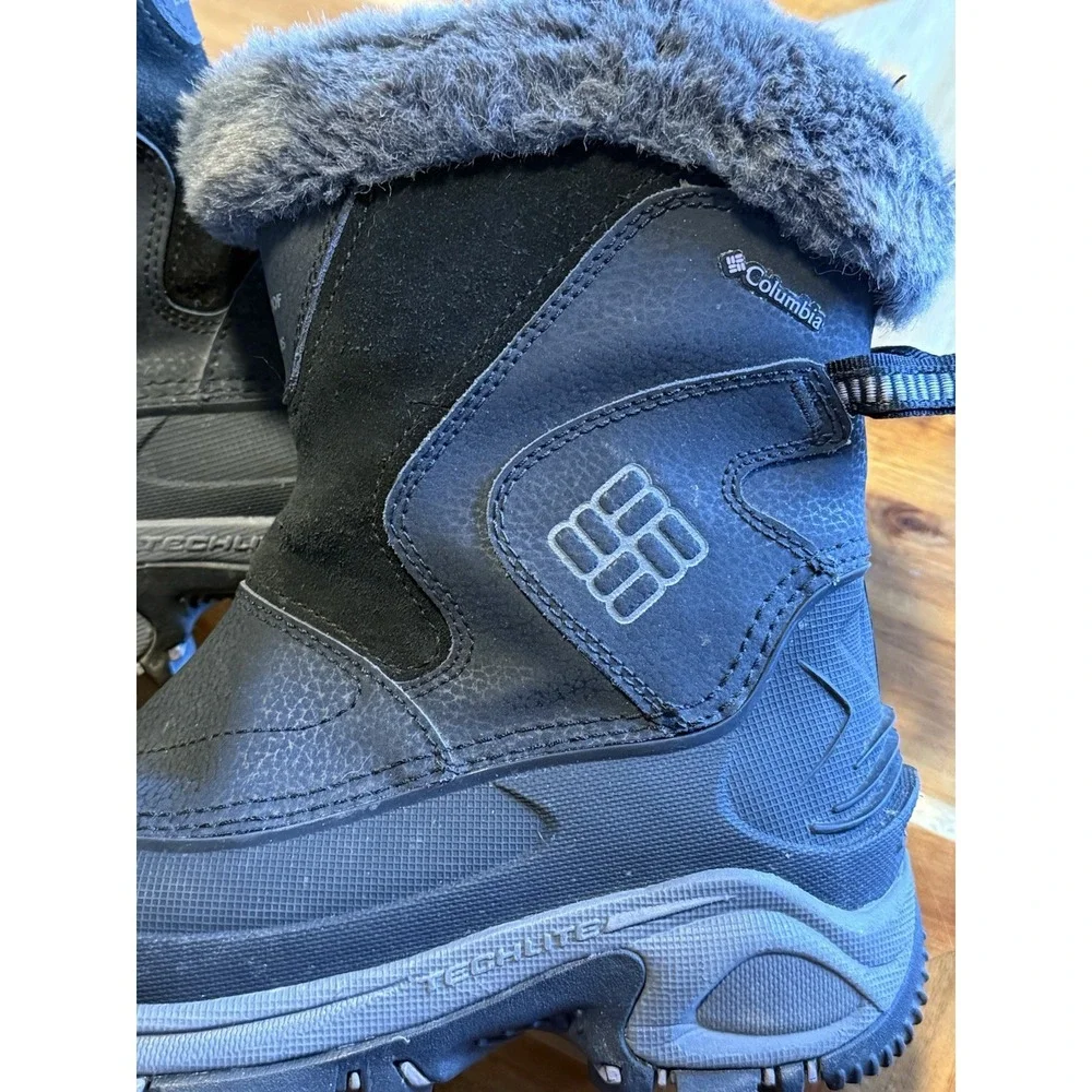 Columbia Women's BL1576-010‎ Black Winter Snow Boots Size 5 Fur Lined